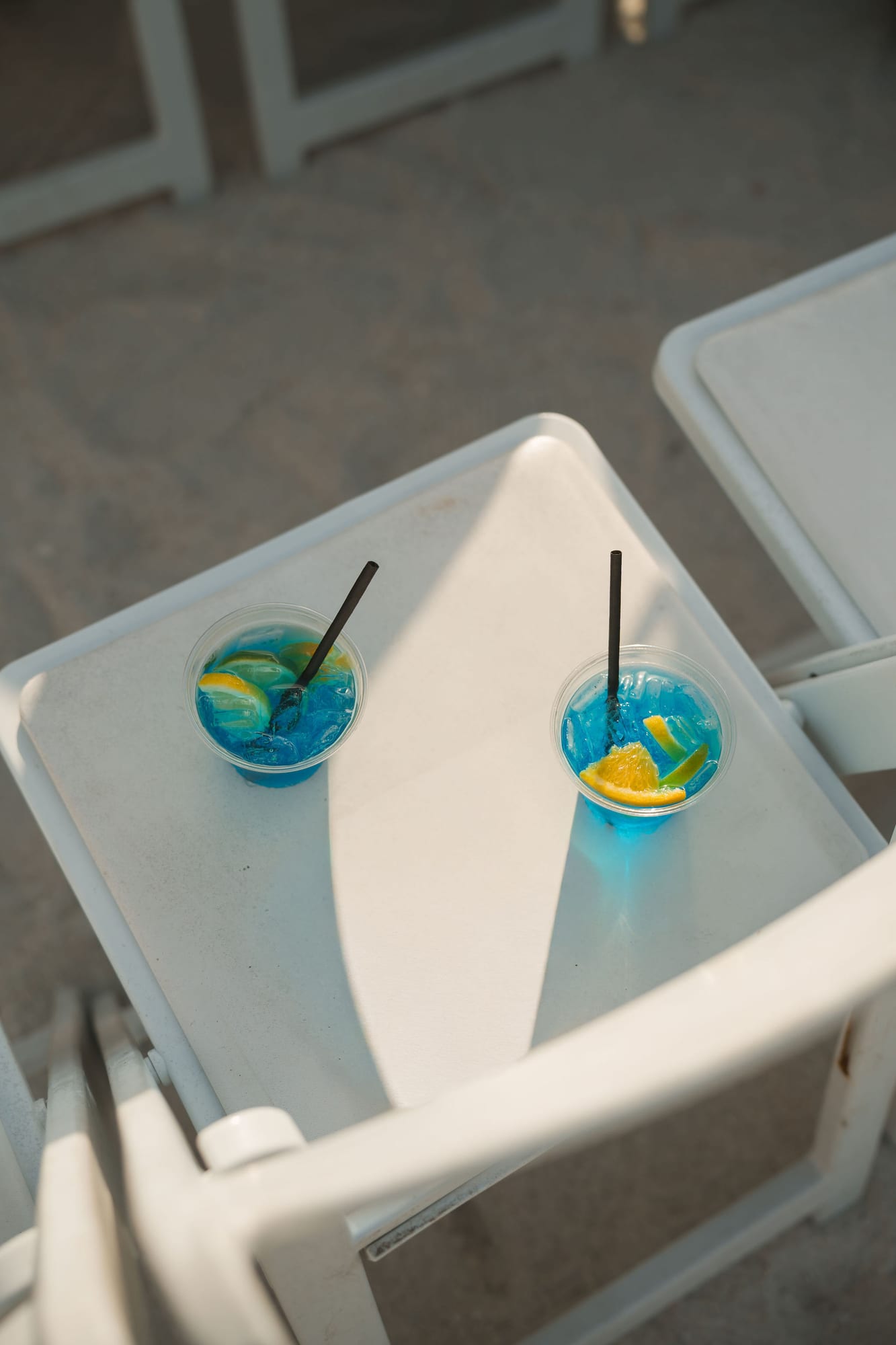 Signature cocktails at a wedding reception